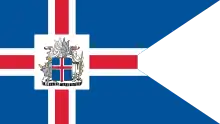 Drapeau du président de l'Islande