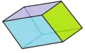 Obtuse golden rhombohedron