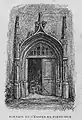 Portail de l'église dessiné par J. Drevet.