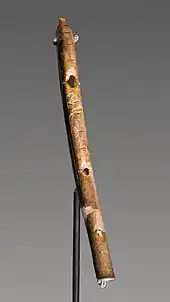 Flûte de type tubulaire.