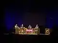 À l'Olympia en compagnie de Simon Astier et d'Audrey Pirault.