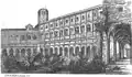 Gravure du cloître (avant 1866).