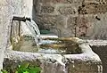 Fontaine de Cervantes, Celanova. Fontaine celte reconstituée.