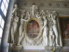 Apelle peignant Alexandre et Canpaspe,Abel de Pujol, XIXe&nbsp;siècle.