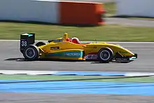 Sandro Zeller en Formule 3 allemande en 2010 à Hockenheim