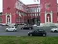 Le Palais H, siège du CIO italien, situé dans l'enceinte du Foro Italico.