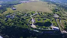 Fort Pélissier vu du ciel (juillet 2017)
