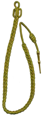 Fourragère aux couleurs de la Médaille militaire.