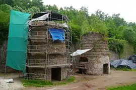 Fours de calcination de la Butte-Rouge à Dompierre.