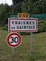 Entrée du village.