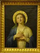 Immaculée Conception (XVIIIe&nbsp;siècle), peinte sur toile par Andrea Pozzi.