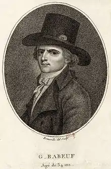gravure représentant Babeuf