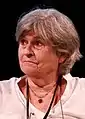 Françoise Picq lors de la conférence Géopolitique des droits des femmes au Lieu Unique, Les Géopolitiques de Nantes, Nantes, le 29 septembre 2017.