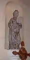 Statue de sainte.