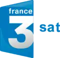 Ancien logo de France 3 Sat du 7 avril 2008 au 6 décembre 2012.