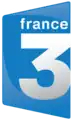 Logo de France 3 lors de l'arrivée en 16:9, du 7 avril 2008 au 28 janvier 2018.