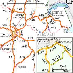 Carte de la route.