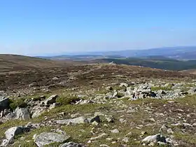 Vue du sommet de Finiels.