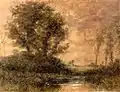 Landscape with Trees and Stream, 1885