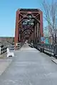 Pont piétonnier sur le fleuve Saint-Jean