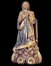 Agostinho de Jesus&nbsp;(pt), Nossa Senhora do Rosário (XVIIe&nbsp;siècle, terre cuite, Collection artistique-culturelle des palais du gouvernement de l'État de São Paulo&nbsp;(pt)).