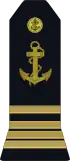 capitaine de corvette.Appellation : « Commandant »