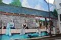 La fresque des lavandières.