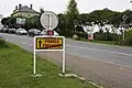 L'ex-RN 53 à la frontière luxembourgeoise.