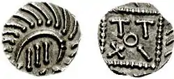 Sceat, piècettes d'argent, vers 700