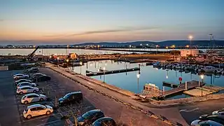 La partie ouest du Port de Frontignan