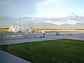 De carburant à l'aéroport