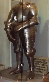 Harnois de Götz von Berlichingen (1480 - 1562) (postérieur d'environ 50 ans)