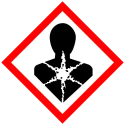 SGH08 : Sensibilisant, mutagène, cancérogène, reprotoxique