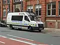 Police anti-émeutes.