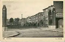 La cité de l'Eguillez édifiée en 1932 par les architectes Georges Albenque et Eugène Gonnot pour l'Office public d'HBM de la Seine.