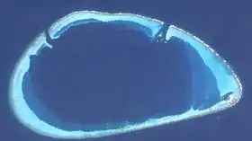 Photo satellitaire de Gaafaru