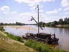 La Loire à Cosne-Cours-sur-Loire.