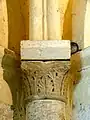 Chapiteau de l'ogive dans l'angle sud-ouest.