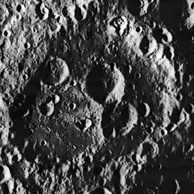 Cratère Galois vu du ciel