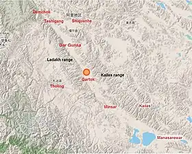 Localisation de Gartok