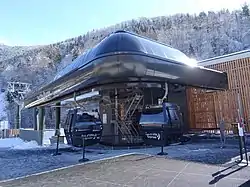 La gare aval.