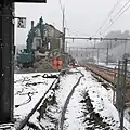 Démolition du bâtiment voyageurs en janvier 2019.