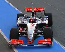Photo de la McLaren MP4-23K testée par Gary Paffett