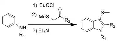 Synthèse de Gassman de l'indole