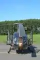 Nez largement vitré de l'Aérospatiale SA-342 Gazelle.