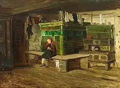 Peinture allemande de Georg Saal, 1861