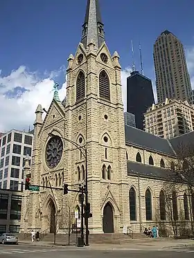 La cathédrale du Saint-Nom, de style néogothique.