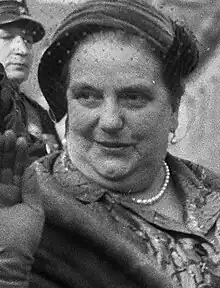 Germaine Coty en 1954.