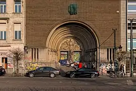 Entrée de l'église en 2019.
