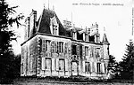 Le château du Vergier (Verger) au début du XXe&nbsp;siècle (carte postale).